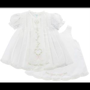 Infant’s Floral Heart Slip Dress